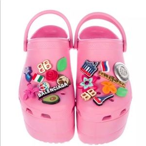 Balenciaga platform crocs